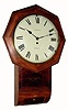 C.1880 G. Esplin, Wigan, English, 8-day fusee timepiece, octagonal drop dial. 