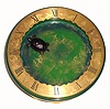 C.1955 Gubelin, Swiss, mystery Turtle timepiece. 
