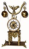 C.1960, Weight driven Skeleton clock from various parts. 