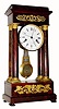 Mixed Lot: C.1870, E. Charon, French, sweep second pinwheel escapement, 8-day time/strike, now in a 4-pillar empire mantel clock. 