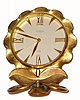 C.1950, Swiss, Looping, 8-day 15 jewel movement alarm timepiece, in the form of a flower on stem. 