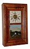 C.1875, William L. Gilbert Clock Co., 30-hour time/strike/alarm miniature OG shelf clock. 