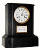 C.1840, C. DeTouche, 228 Rue St. Martin, Paris, 8-day time/strike silk thread suspension marble calendar clock. 