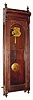C.1890 Mixed Lot, Walnut regulator case that looks very similar to a smaller Howard #89, currently with a 30-day New Haven movement, mounted on shim board. 