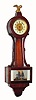Mixed lot: C.1911, New Haven Clock Co., "Willmar", 8-day banjo case, now with French movement (an apparent "upgrade"?). 