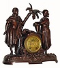 C.1870, Seth Thomas Sons and Co., New York, "Rebecca at the Well", 8-day time/strike figural mantel clock. 