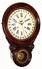 C.1910 E. Ingraham and Co., Ionic Calendar Variant, 8-day time/strike wall clock. 