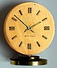 C.1950 Seth Thomas Clock Co., 8-day desk timepiece, spring driven. 