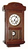 C.1910, German, Gustav Becker, small box clock. 8-day time/strike. 