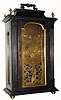 Mixed Lot: A C.1890 German movement in a recent Chinese case with new dial, hands and moon phase indicator at top. 