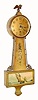 C.1927 Sessions Clock Co., "Hyannis", 8-day lever movement banjo timepiece. 