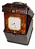 Mixed lot: Swiss, 8-day travel alarm clock. 