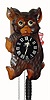 C.1948, Tezuka Clock Co. (Made in Occupied Japan), 30-hour moving eyes novelty timepiece. 
