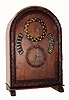 C.1900, American, 8-day time/strike calendar clock. 