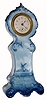 C.1900 Waterbury Clock Co., 30-hour porcelain timepiece. 
