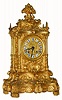 C.1850, French, Gilt Bronze mantel clock in the Louis XVI style, 8- day, silk thread suspension, with bell strike, the dial marked HOWELL, A PARIS, the movement marked Vincenti. 