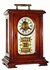 C.1890, German, Werner Deponirt, Patent calendar clock in a walnut bracket style case. 