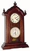  C.1885 New Haven Clock Co., "Leader", 8-day time/strike double dial calendar shelf clock. 