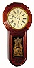 C.1891, Waterbury Clock Co., "Regulator No. 2", 8-day 2-weight wall clock in rosewood 