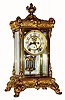 C.1915, Ansonia, ELYSIAN, brass and glass crystal regulator, 8-day, Gong strike. 