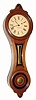 C.1874, E. Howard Clock Co., Boston, "Regulator No. 10", 8-day weight timepiece, figure 8 walnut case. 