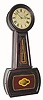 C.1875, E Howard and Co., "Banjo No. 5" 8-day timepiece, iron weight. 