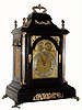 C.1890, English, 3-Fusee, 2-Tune, 8-Bell, quarter chiming bracket clock. 