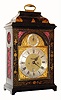 C.1740, John Hallifax, London, 2-Fusee table clock, chinoisserie case, with restoration, crown verge. 