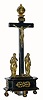 C.1620, Augsburg, Striking Crucifix Clock, the time read on the annular globe at the top of the cross. 