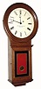 C.1902, Chelsea, No. 1 Pendulum regulator in oak, weight driven, time only. 
