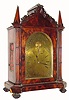 C.1880, English, J. O. Simpson, Lichfield, Gothic style mantel clock, 8-day time/strike fusee movement with detached lever OPEN escapement. 