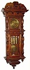 C.1885, German, Gustav Becker, 3-Wt grand sonnerie wall clock, engraved. 