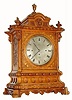 C.1900, English, Webster, Queen Victoria St, London, Quarter chime, 3-fusee bracket clock, in oak, 12 bells with hour strike on a 13th giant bell, 8-day, serial No. 16746. 