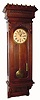 C.1891, William L. Gilbert Clock Co., "Regulator No. 11", 8-day regulator timepiece, 2-weight.