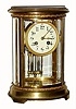 C.1900, French, Marti and Cie, OVAL crystal regulator 8-day time and gong strike. 