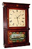 C.1820, Salem Bridge Empire shelf clock, probably by Heman Clark (no label) 8-day, 2-weight. 