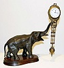 C.1905, German, Junghans, ELEPHANT, 8-day, swinging arm timepiece. 