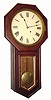 C.1915 Seth Thomas Clock Co., "Globe" 8-day wall timepiece. 