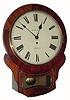 C.1880 English, 8-day fusee wall timepiece. 
