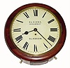 C.1890 English, 8-day fusee wall timepiece. 