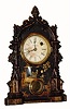 C.1865 Terhune and Edwards, New York, 30-hour iron front timepiece. 