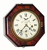 C.1850, Unknown, American, 30-hour octagon "Lever Time Piece". 