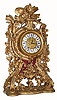 Mixed lot: C.1800, French, Gilt Wood carved case with cast dial, now with a C.1900, gong striking movement. 