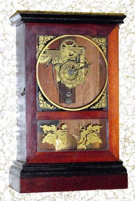 C.1855, American cottage unknown 30 hour time and alarm, as-found. — Antique Clocks Price Guide