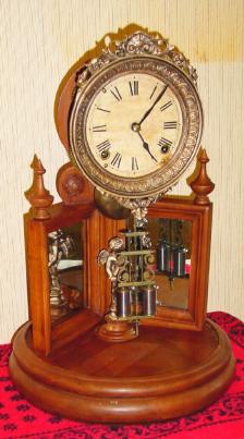 C.2002, China, Repro Crystal Palace, with a new signed Ansonia movement, marked to deceive. — Antique Clocks Price Guide