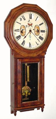 C.1895, Seth Thomas, Regulator No. 3, 8-day weight, timepiece, in walnut. — Antique Clocks Price Guide