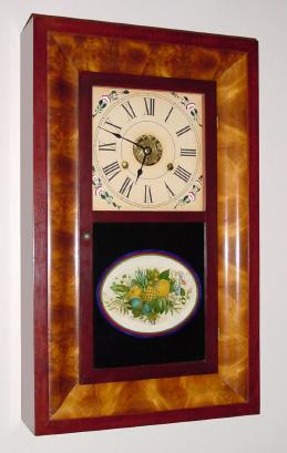 C.1870, Seth Thomas Clock Co., 30-hour time/strike/alarm OG shelf clock. — Antique Clocks Price Guide