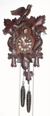 C.1960, German for Seth Thomas, 30-hour time/strike cuckoo clock. — Antique Clocks Price Guide