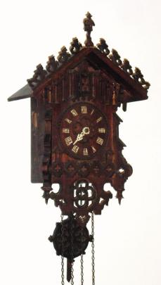 C.1875, German, 30-hour time and strike cuckoo clock — Antique Clocks Price Guide