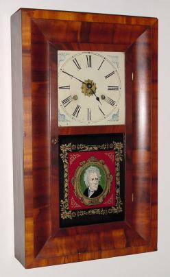 C.1870, New Haven Clock Co., 8-day time/strike OG shelf clock (spring). — Antique Clocks Price Guide